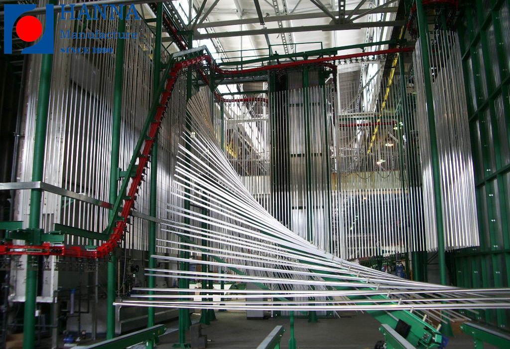 aluminium powder coating production line